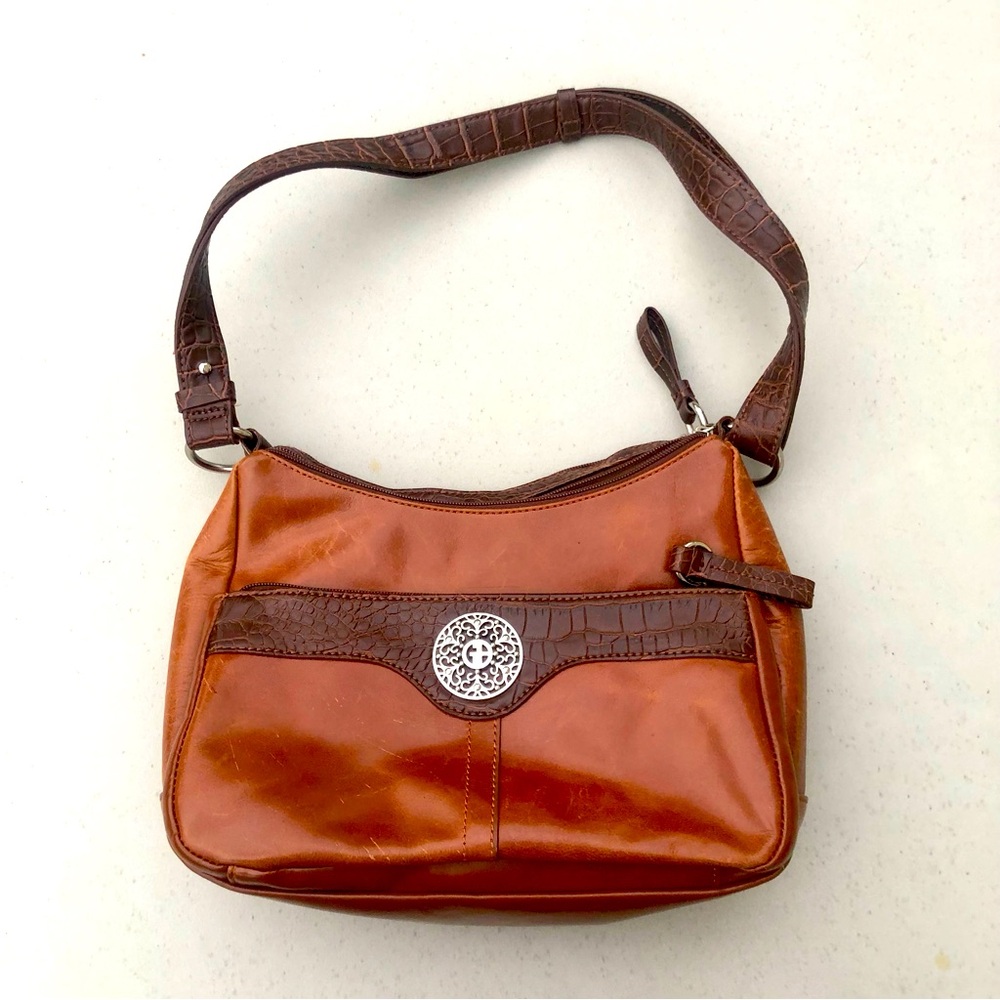 GIANI BERNINI Shoulder Bag Purse Y2K Briwn Vintage